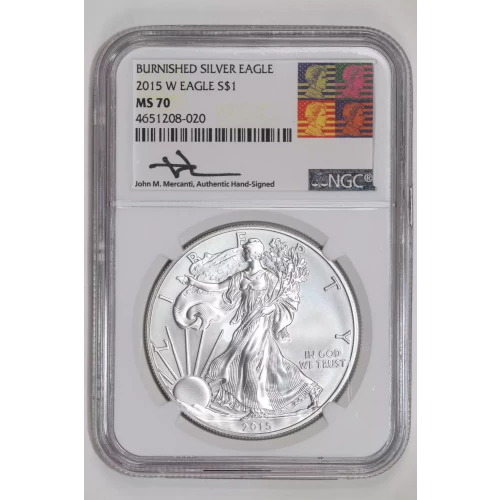 2015 W BURNISHED SILVER EAGLE 