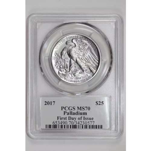 2017 $25 Palladium First Day of Issue (2)