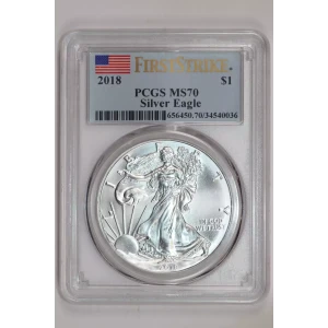 2018 $1 Silver Eagle First Strike