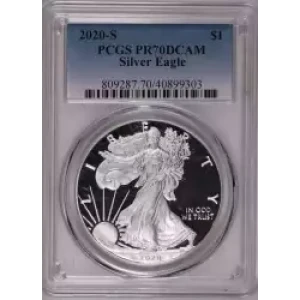 2020-S $1 Silver Eagle, DCAM