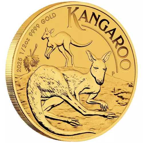 2025 1/2oz Australian Perth Mint Gold Kangaroo (2)