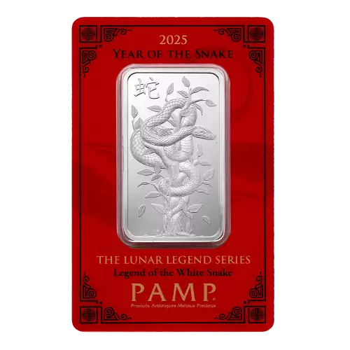 2025 1oz PAMP Silver Bar - Year of the Snake (2)