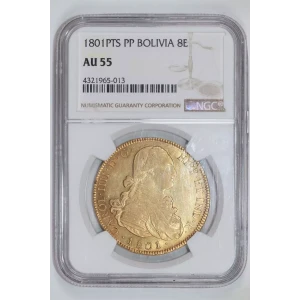 BOLIVIA Gold 8 ESCUDOS