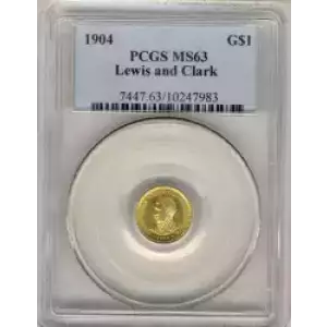 Classic Commemorative Gold--- Lewis and Clark Exposition 1904-1905 -Gold- 1 Dollar (3)