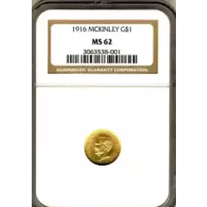 Classic Commemorative Gold--- McKinley Memorial 1916-1917 -Gold- 1 Dollar (3)