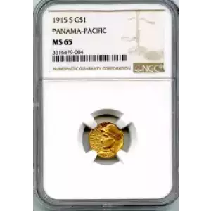 Classic Commemorative Gold--- Panama - Pacific Exposition 1915 -Gold- 1 Dollar (3)