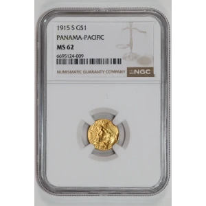 Classic Commemorative Gold--- Panama - Pacific Exposition 1915 -Gold- 1 Dollar