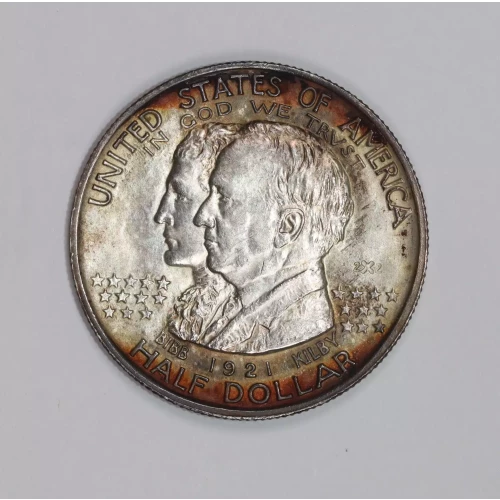 Classic Commemorative Silver--- Alabama Centennial 1921 -Silver- 0.5 Dollar
