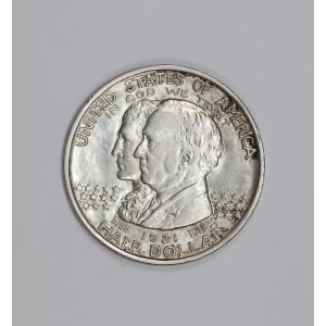 Classic Commemorative Silver--- Alabama Centennial 1921 -Silver- 0.5 Dollar
