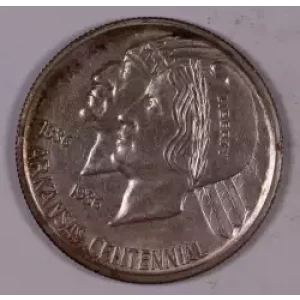 Classic Commemorative Silver--- Arkansas Centennial 1935-1939-Silver- 0.5 Dollar