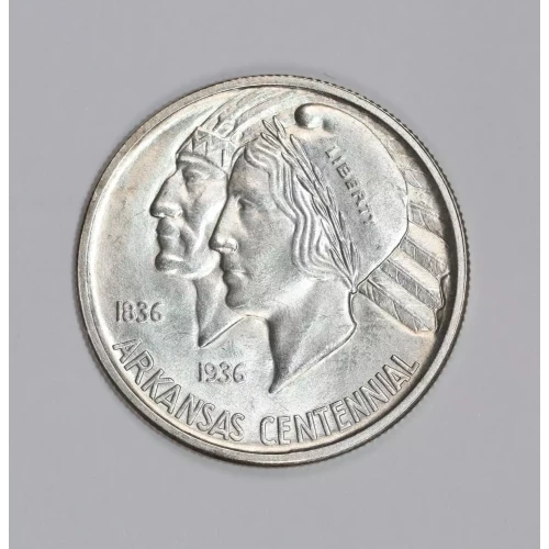 Classic Commemorative Silver--- Arkansas Centennial 1935-1939-Silver- 0.5 Dollar