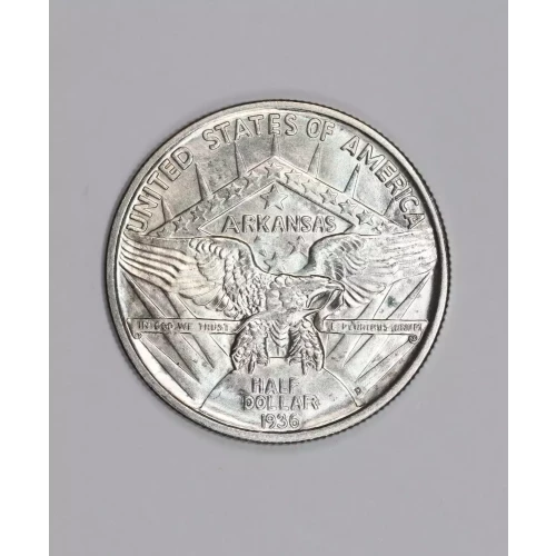 Classic Commemorative Silver--- Arkansas Centennial 1935-1939-Silver- 0.5 Dollar (2)