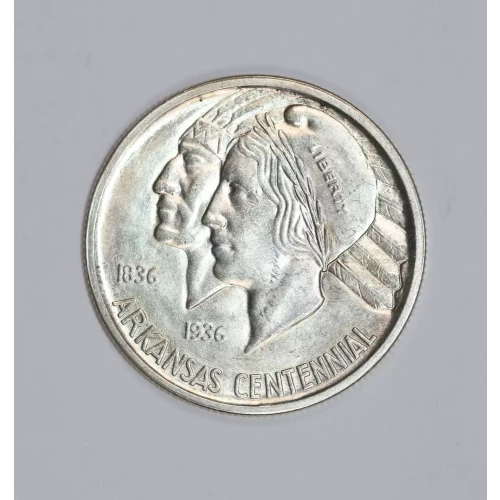 Classic Commemorative Silver--- Arkansas Centennial 1935-1939-Silver- 0.5 Dollar