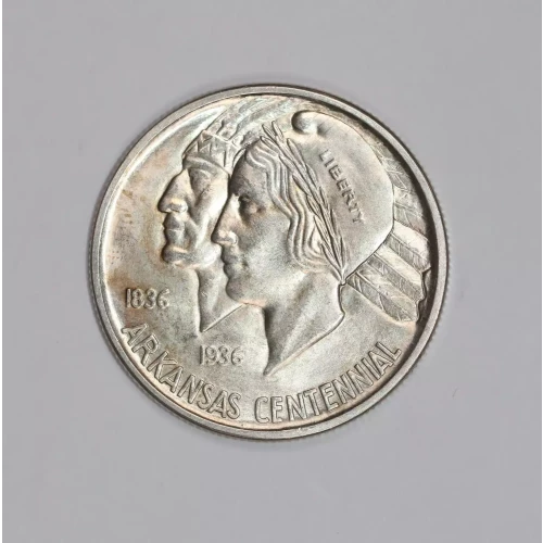 Classic Commemorative Silver--- Arkansas Centennial 1935-1939-Silver- 0.5 Dollar