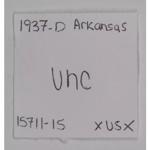 Classic Commemorative Silver--- Arkansas Centennial 1935-1939-Silver- 0.5 Dollar (3)