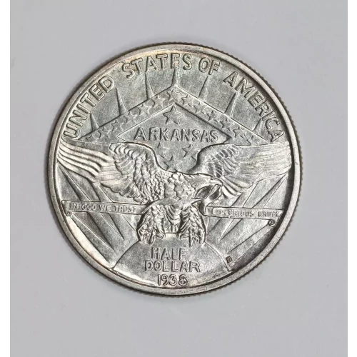 Classic Commemorative Silver--- Arkansas Centennial 1935-1939-Silver- 0.5 Dollar (2)