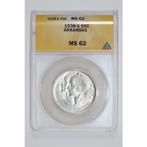 Classic Commemorative Silver--- Arkansas Centennial 1935-1939-Silver- 0.5 Dollar