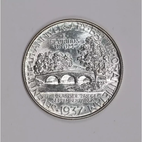 Classic Commemorative Silver--- Battle of Antietam Anniversary 1937 -Silver- 0.5 Dollar (2)