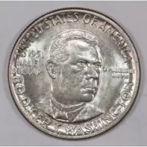 Classic Commemorative Silver--- Booker T. Washington Memorial 1946-1951-Silver- 0.5 Dollar