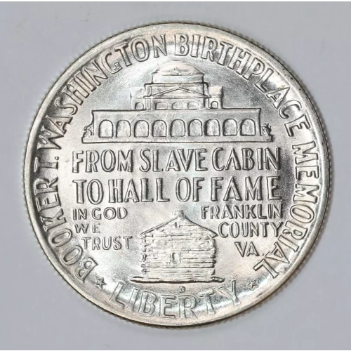 Classic Commemorative Silver--- Booker T. Washington Memorial 1946-1951-Silver- 0.5 Dollar (2)