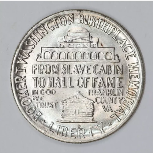 Classic Commemorative Silver--- Booker T. Washington Memorial 1946-1951-Silver- 0.5 Dollar