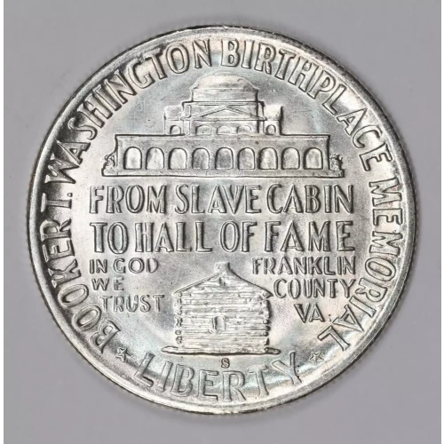 Classic Commemorative Silver--- Booker T. Washington Memorial 1946-1951-Silver- 0.5 Dollar