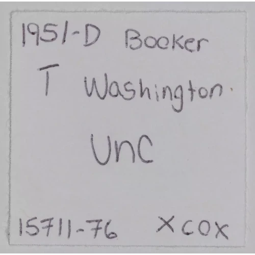 Classic Commemorative Silver--- Booker T. Washington Memorial 1946-1951-Silver- 0.5 Dollar (3)