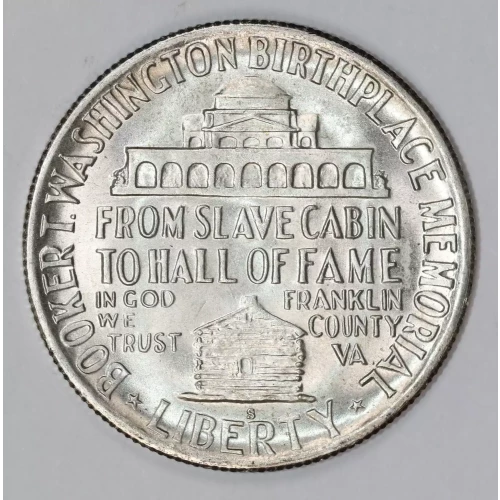 Classic Commemorative Silver--- Booker T. Washington Memorial 1946-1951-Silver- 0.5 Dollar (2)