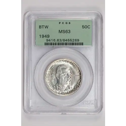 Classic Commemorative Silver--- Booker T. Washington Memorial 1946-1951-Silver- 0.5 Dollar