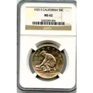 Classic Commemorative Silver--- California Diamond Jubilee 1925 -Silver- 0.5 Dollar (3)