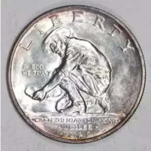 Classic Commemorative Silver--- California Diamond Jubilee 1925 -Silver- 0.5 Dollar