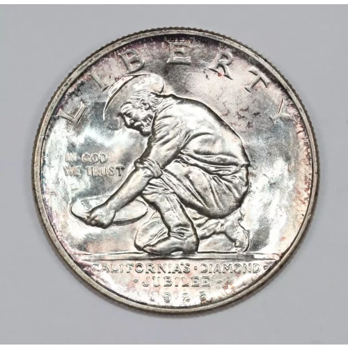 Classic Commemorative Silver--- California Diamond Jubilee 1925 -Silver- 0.5 Dollar