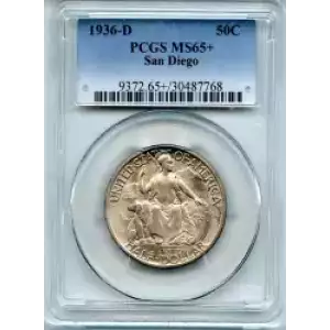 Classic Commemorative Silver--- California Pacific International Exposition 1935-1936-Silver- 0.5 Dollar (3)