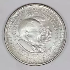 Classic Commemorative Silver---Carver/Washington Commemorative 1951-1954-Silver- 0.5 Dollar