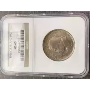 Classic Commemorative Silver--- Cleveland Centennial / Great Lakes Exposition 1936 -Silver- 0.5 Dollar (3)