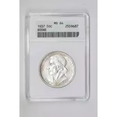 Classic Commemorative Silver--- Daniel Boone Bicentennial 1934-1938-Silver- 0.5 Dollar