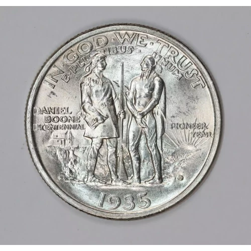 Classic Commemorative Silver--- Daniel Boone Bicentennial 1934-1938-Silver- 0.5 Dollar (2)