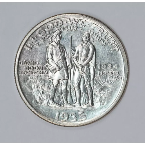 Classic Commemorative Silver--- Daniel Boone Bicentennial 1934-1938-Silver- 0.5 Dollar (2)