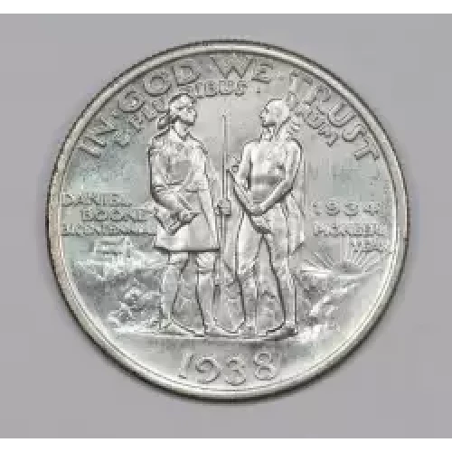 Classic Commemorative Silver--- Daniel Boone Bicentennial 1934-1938-Silver- 0.5 Dollar (2)