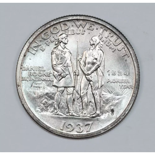 Classic Commemorative Silver--- Daniel Boone Bicentennial 1934-1938-Silver- 0.5 Dollar