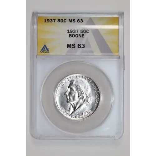 Classic Commemorative Silver--- Daniel Boone Bicentennial 1934-1938-Silver- 0.5 Dollar