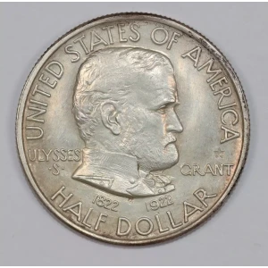 Classic Commemorative Silver--- Grant Memorial 1922 -Silver- 0.5 Dollar