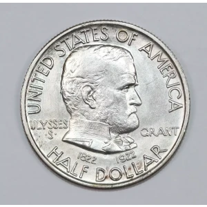 Classic Commemorative Silver--- Grant Memorial 1922 -Silver- 0.5 Dollar