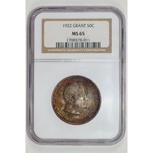 Classic Commemorative Silver--- Grant Memorial 1922 -Silver- 0.5 Dollar