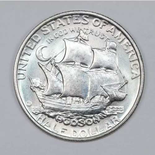 Classic Commemorative Silver--- Hudson, New York, Sesquicentennial 1935 -Silver- 0.5 Dollar (2)