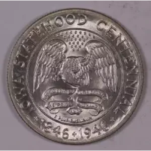 Classic Commemorative Silver--- Iowa Centennial 1946 -Silver- 0.5 Dollar