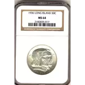 Classic Commemorative Silver--- Long Island Tercentenary 1936 -Silver- 0.5 Dollar (3)