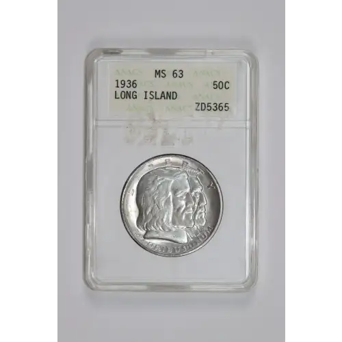 Classic Commemorative Silver--- Long Island Tercentenary 1936 -Silver- 0.5 Dollar