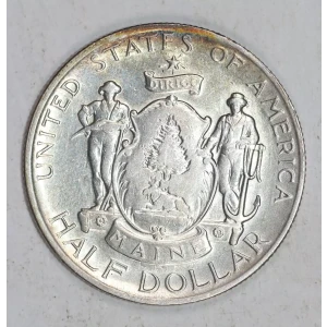 Classic Commemorative Silver--- Maine Centennial 1920-Silver- 0.5 Dollar