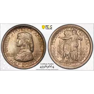 Classic Commemorative Silver--- Missouri Centennial 1921 -Silver- 0.5 Dollar